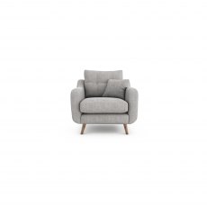 Lurano Sofa Collection Standard Chair - Leather