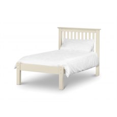 Barcelona Bed Low Foot End 90cm  Stone White
