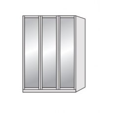 Airedale Collection 3 Doors Wardrobe - 3 Mirroed Doors