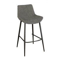 Piper Collection Barstool - Antique Grey PU