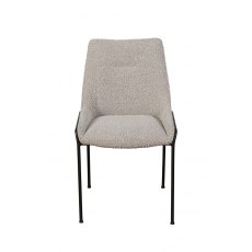 Banjar Dining Chair A - Grey Boucle