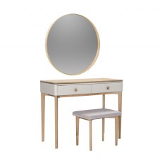 Larvik Bedroom Collection  Cashmere and Oak Dressing Table