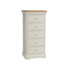 Cromwell Bedroom 5 Drawer Tall Narrow Chest