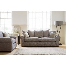 Parker Knoll - Amersham Grand Sofa Formal Back Fabric A includes 2 standard scatter cushions