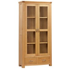 Suffolk Oak Dining Collection Display Cabinet