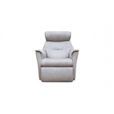 Malmo Recliner Collection Large power recliner chair with battery back up Fabric - A