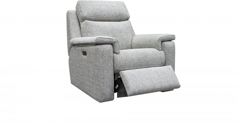 G Plan Ellis Electric Recliner Chair with Headrest and Lumbar with USB Fabric - W