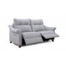 Small Electric Double Recliner Sofa With USB W Grade Cover