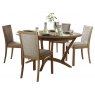 OVAL EXTENDING DINING TABLE 160/210cm