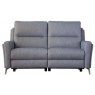 2 Seater Double Powered Recliner Sofa with USB Port - Single Motors - A Grade