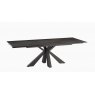 Ottawa Extending Dining Table 150/230  Steel - Grey lacquered steel legs
