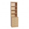 Home Office Collection Four Drawer Unit With OSC Hutc