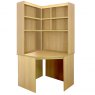 Home Office Collection Corner Desk With OSO Hutch Set