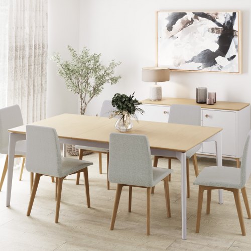 Larvik Dining Collection Cashmere &  Oak