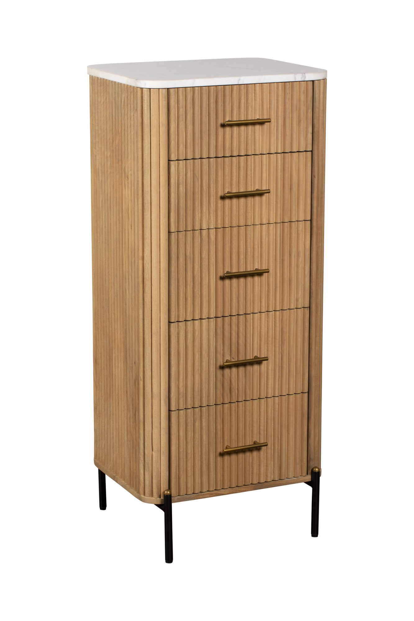 Vogue 5 Drawer Tall Chest - Hills Furniture Store