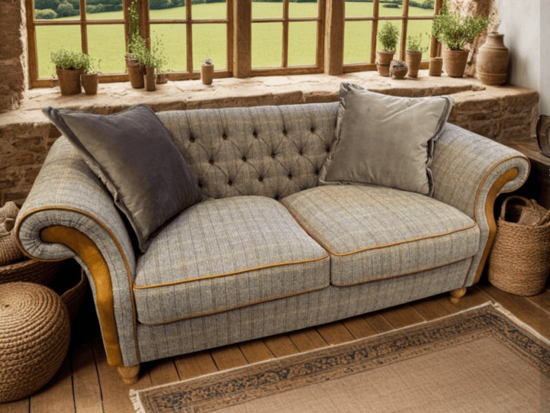 Stirling Seater Sofa in Harrington Tweed (Fellwood Lodge)