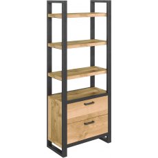 Studio Collection Bookcase with Drawers - OAK