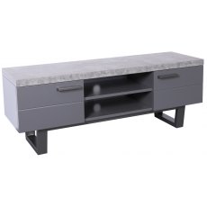 Studio Collection TV Unit - STONE EFFECT