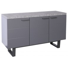 Studio Collection Large Sideboard - STONE EFFECT