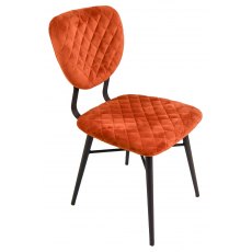 Stich Dining Chair - Copper Velvet