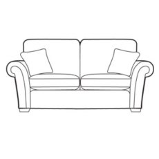 Dereham Sofa Collection 2 Seater Sofa Cover - A
