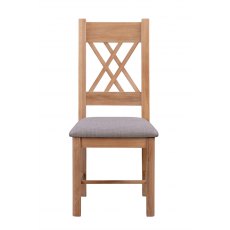 Chedworth Painted Dining Collection Chair with Fabric Seat (pair)