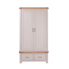 Chedworth Painted Bedroom Collection Double Robe with 2 Drawers