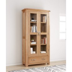 Chedworth Oak Dining Collection Display Cabinet