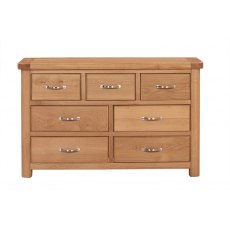 Chedworth Oak Bedroom Collection 3 Over 4 Chest