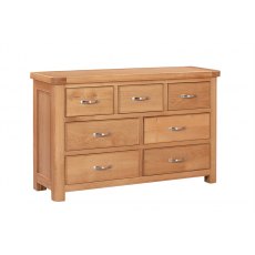 Chedworth Oak Bedroom Collection 3 Over 4 Chest