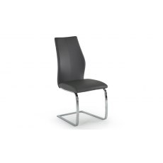 Salix Dining Collection Dining Chair - Chrome Leg Grey