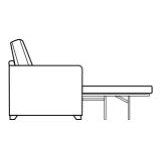 Northam 2 Seater Sofa Bed Pocket Sprung Cover - SE