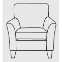 Northam Gallery Accent Chair Cover - SE