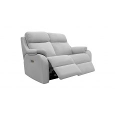 G-Plan Kingsbury Sofa Collection 2 Seater Manual Recliner Double Sofa Fabric - B