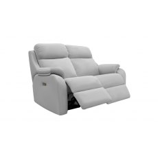 G-Plan Kingsbury Sofa Collection 2 Seater Electric Recliner Double with USB Sofa Fabric - B