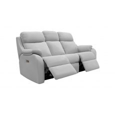 G-Plan Kingsbury Sofa Collection 3 Seater Electric Recliner Double with USB Sofa Fabric - B