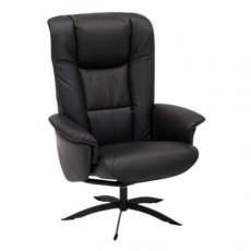 Alvor Swivel Recliner Chair  - Soleda Full Leather Base A