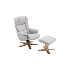 Alvor Swivel Recliner Chair - Group 4 Fabric Base A