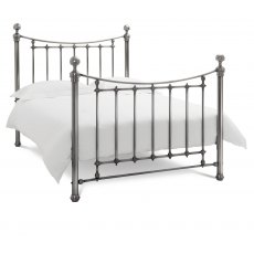 Isabelle 135cm Antique Nickel Bedstead