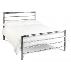 Urban 150Cm Nickel & Chrome Bedstead