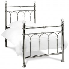 Krystal 90cm Antique Nickel Bedstead