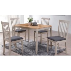 Hanoi Rectangular Dining Table and 4 x Chairs