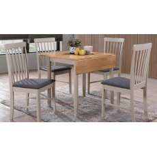 Hanoi Square Drop-Leaf Table and 4 x Chairs