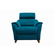 G Plan Hurst Elec Rec Chair with USB Fabric - A