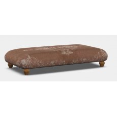 Tetrad Jacaranda Rectangular Stool (Plain Top) Bagru Print Collection