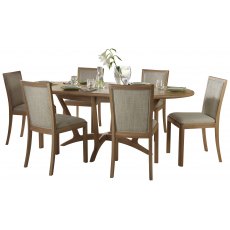 Braemar Oval Extending Dining Table 160cm/210cm