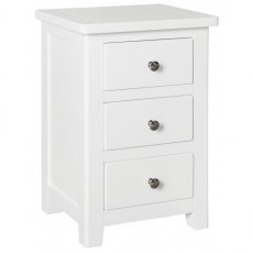 Chilford Bedroom Collection 3 Drawer Bedside - White