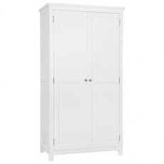 Chilford Bedroom Collection Full Hanging Wardrobe - White