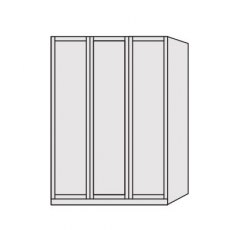 Airedale Collection 3 Doors Wardrobe - Plain Doors