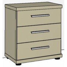 Airedale Collection Bedside cabinet - 3 drawers